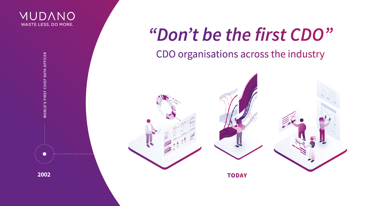 Don't be the first CDO - Chief Data Officer title page